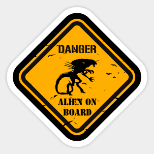 Danger alien Sticker